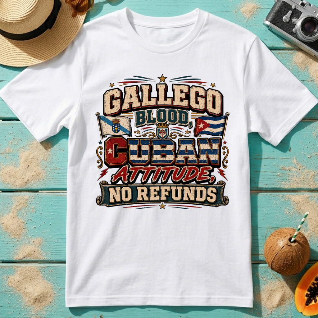 Gallego Blood, Cuban Attitude, No Refunds