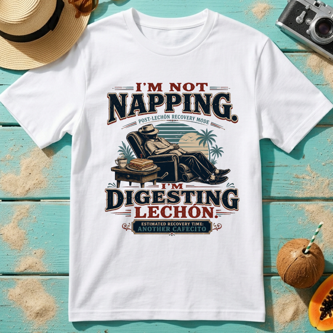 I'm Not Napping. I'm Digesting Lechón.