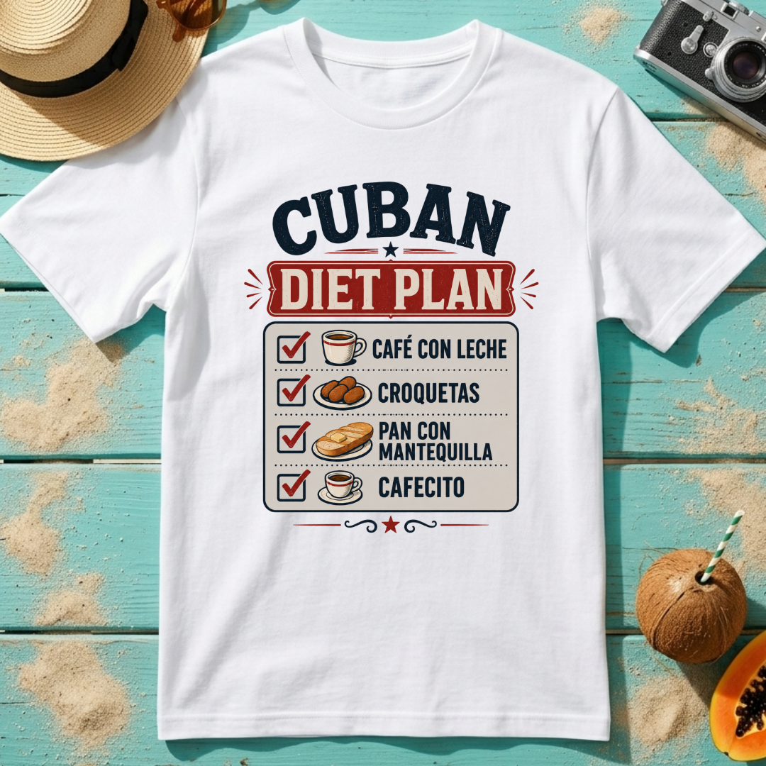 Cuban Diet Plan: Café Con Leche, Croquetas, Pan Con Mantequilla, Cafecito